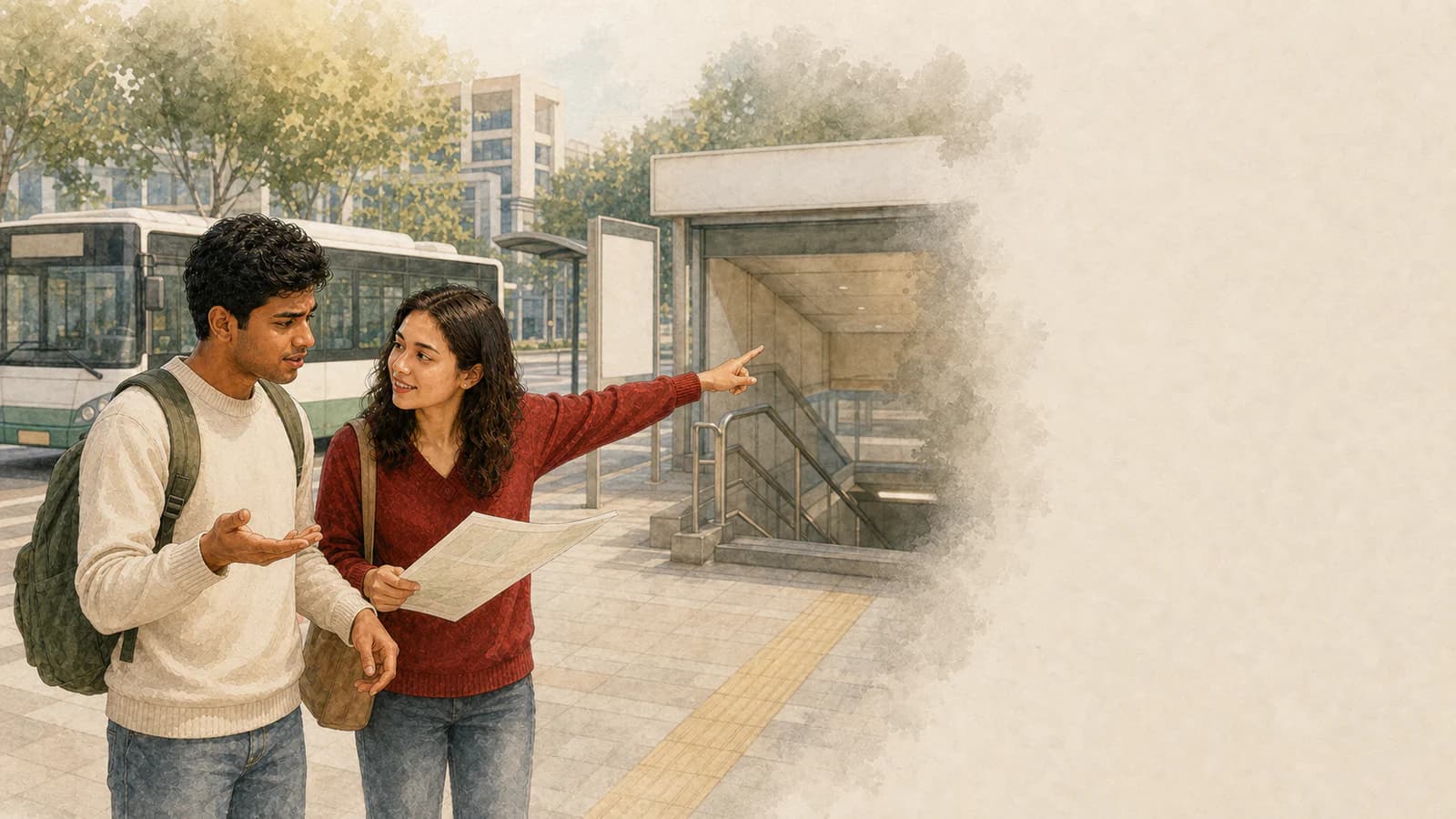 HSK 1 · Bài học 9: Cách đi đến
